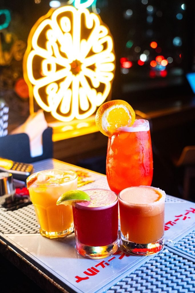 Food and drink at The Orange Room