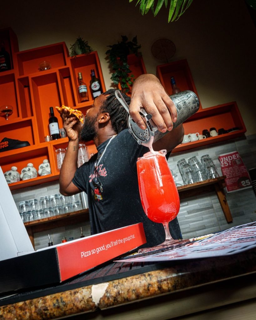 Food and drink at The Orange Room