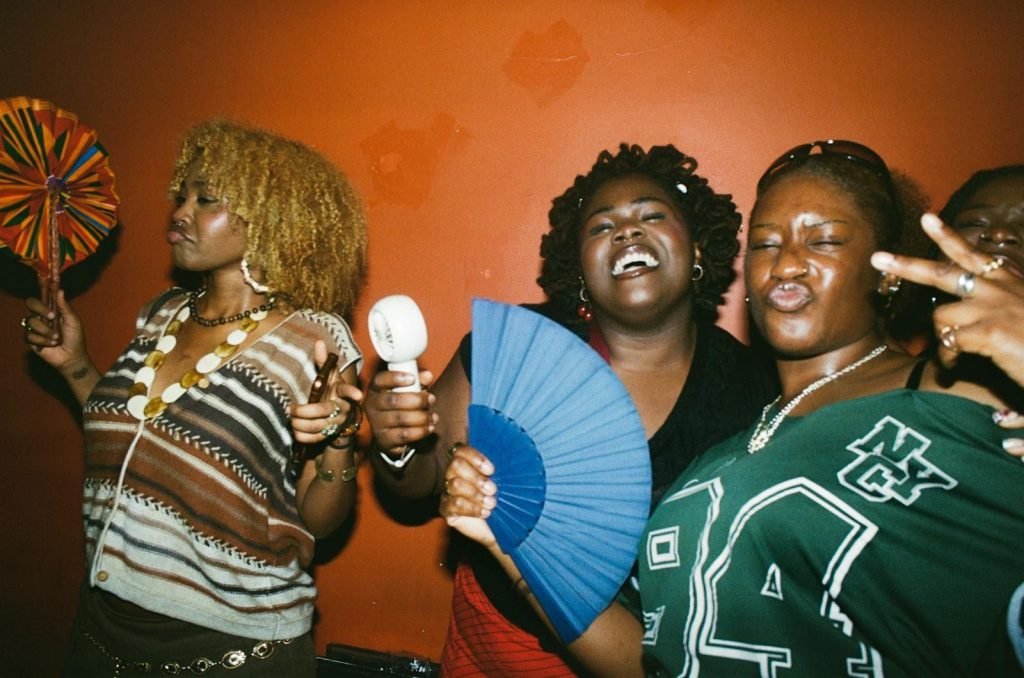 An Orange Room night shot on film