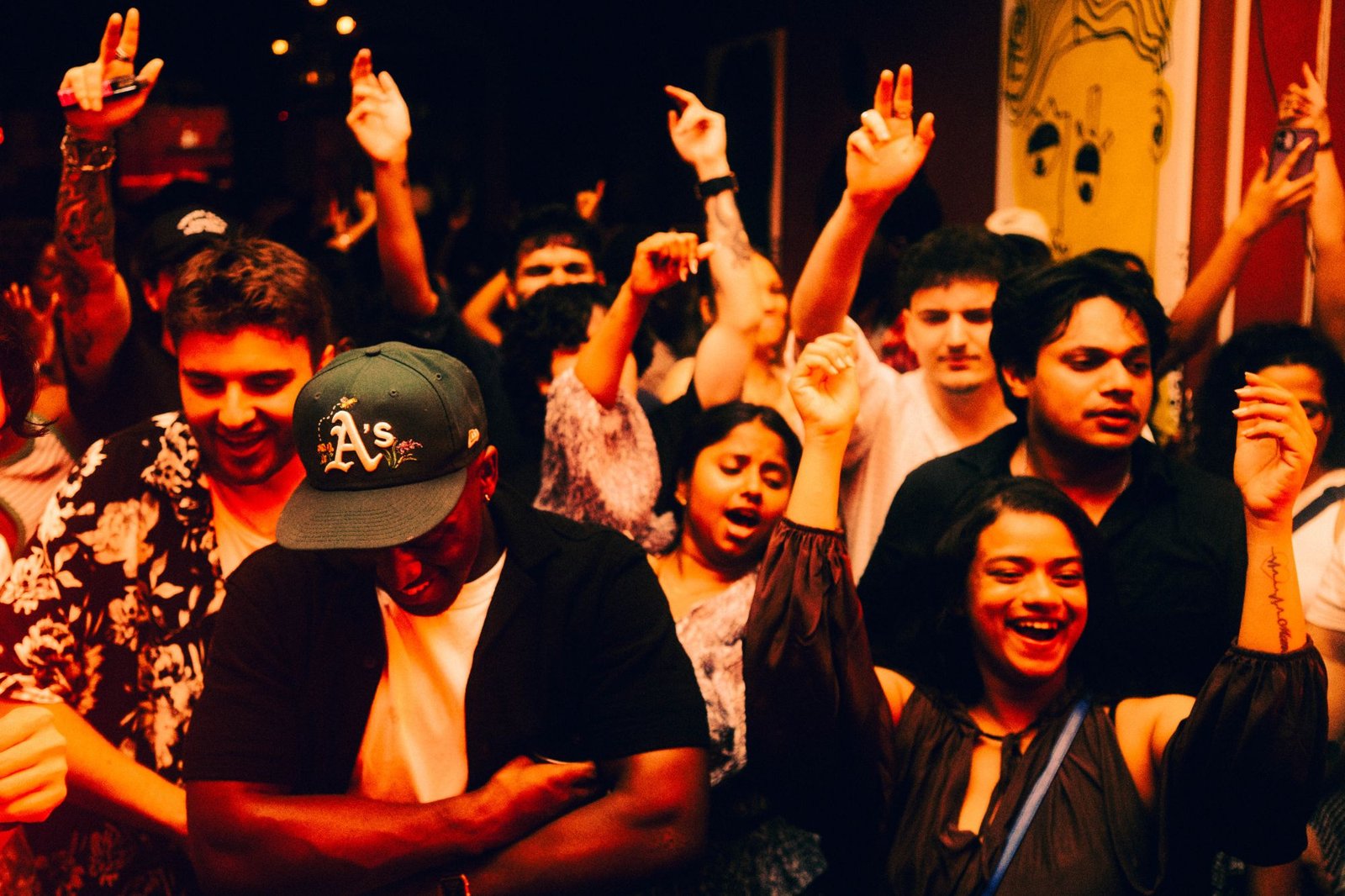 Crowd at an Orange Room event